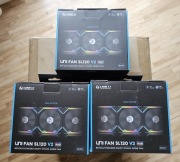 Lian Li UNI FAN SL120 V2 ARGB PWM Black Triple Pack 3x120mm