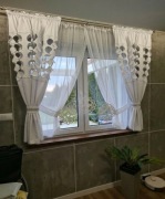 Firanka z zasłonami wycinane laserowo 160*400