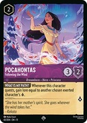 Disney LORCANA Pocahontas Following the Wind 11WSP #42