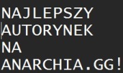 MOD AUTORYNEK NA ANARCHIA.GG!