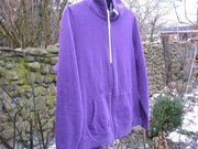 Fioletowa bluza 42/44, bawełna