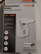 Meister 7474190 adapter wtyczki 3600 W wtyczka Schuko przełącznik IP44