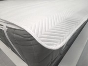OCHRANIACZ NA MATERAC 160x200 PIKOWANY PODKŁAD WODOODPORNY Z LAMÓWKĄ