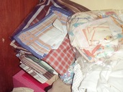 Chusteczki do nosa z materiału z czasów PRL 20 sztuk