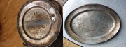 Dwa Talerze  Platery ? Jeden z puncą ”NYSILVER”?
