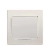 Łącznik 1-biegunowy Schneider Anya AYA0100123 kremowy