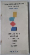 Folder reklamowy „Verlagsproduktion der Jahre 1959–1960