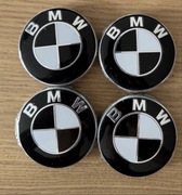 dekielki do kół 4 sztuki BMW 68mm(kapsle, dekle, znaczki, felgi, Alu)