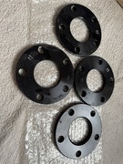 Dystanse czarne przelotowe SWS + śruby 5x112 10mm 66,5 Audi Mercedes