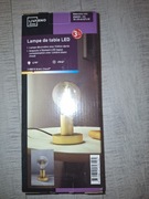 Lampa nocna Led złota