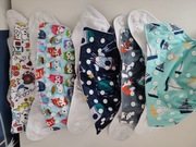 ZESTAW pieluch wielorazowych i wkładów ROZMIAR UNIWERSALNY 3-15 kg MILA