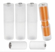 10 x Adapter Baterii AAA na AA Koszyk Uchwyt na Baterie Zestaw Przejściówek