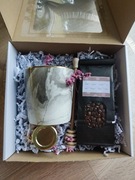 MINI BOX zestaw prezentowy K&H dla Niej - Kubek Szary Marmurek prezent kawa