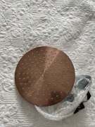 Omnires deszczownica 25cm szczotkowana miedź