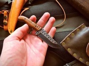 Neck Pantera Bushcraft Nóż Ręcznie Robiony Amazoque