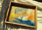 Taca dekoracyjna "Złote piachy"