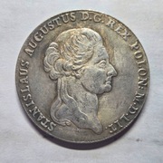 Stara Moneta Polska Królewska Talar Król Stanisław A. Poniatowski 1795 r.