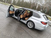 BMW 520 / MAŁY PRZEBIEG 80 TYS KM / BRĄZOWA SKÓRA / DO POPRAWEK / OKAZJA
