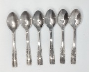 Łyżeczki do kawy "MET 60, HA", posrebrzane, 6 szt (S.20.)