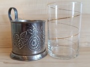 PODSTAKANNIK KOSZYCZEK UCHWYT SZKLANKA ROSJA 