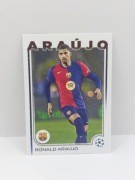 2024-25 TOPPS UCC CHAMPIONS LEAGUE RONALD ARAUJO FC BARCELONA LA LIGA