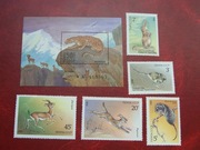 ZSRR 1985 MNH Mi. 5537/41 Fauna Zwierzęta