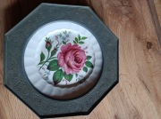 ESCHENBACH BAVARIA GERMANY TALERZ W CYNOWEJ OPRAWIE 