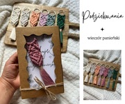 Makramowy brelok - podziękowania wieczór panieński /podziękowanie / makrama