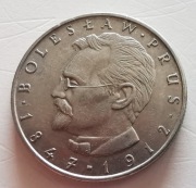 Moneta 10 zł  Bolesław Prus 1977