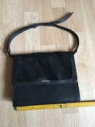 Czarna torebka listonoszka lata 90 Y2K vintage