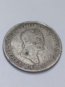 Moneta 1 złoty polski z 1832r. KG-(Mała głowa),RZADKA,ŁADNA,połysk,stan:2+