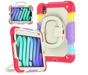 Etui Obudowa na Tablet iPad Mini 6 8.3" 2021 Pancerny ze Stojakiem Paskiem