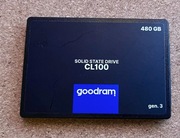 GOODRAM CL100 gen.3 480GB SSD 2.5” SATA III (SSDPR-CL100-480-G3) – jak nowy