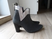 Embis skórzane ocieplane botki kozaczki NOWE 38