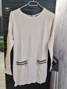 Sweterek/tunika z suwakiem na plecach M/L