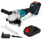 Bezszczotkowa szlifierka kątowa akumulatorowa 125 mm 3speed SET+tarcza New!