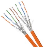 Kabel sieciowy duplex skrętka przewód lan RJ45 SFTP CAT. KAT.7A  250M 