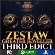 Path Of Exile 2 Zestaw Jeweller's 3 Lesser + 2 Greater + 1 Perfect POE2