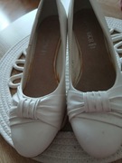 Buty do ślubu z kokardą 