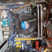 Płyta główna H61MXV +ram + procesor