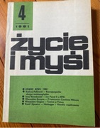 Życie i myśl 1981 nr 4 Polkowski Nowakowski Kurzyna Gogacz
