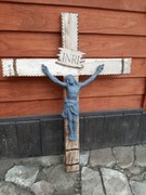 Chrystus na Krzyżu, DUŻY, Rękodzieło, 80 cm