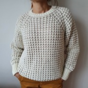 Sweter damski z wełną beżowy Herrlicher r.L