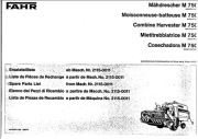 Katalog części deutz fahr M 750