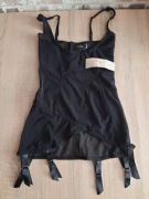 Gorset modelujący z otwartm biustem Kiss Me Deadly S/M retro,vintage,nylony