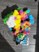 Rzepy czepy klocki kulki kolorowe kreatywne