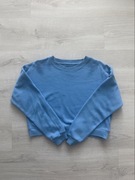 Krótka bluza niebieska roz S