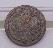 2 Heller 1907 rok