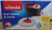 Mop obrotowy Vileda Mop z wiadrem Easy Wring & Clean Czarny 