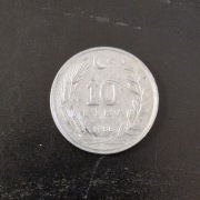 Moneta Turcja 10 lira 1986 rok